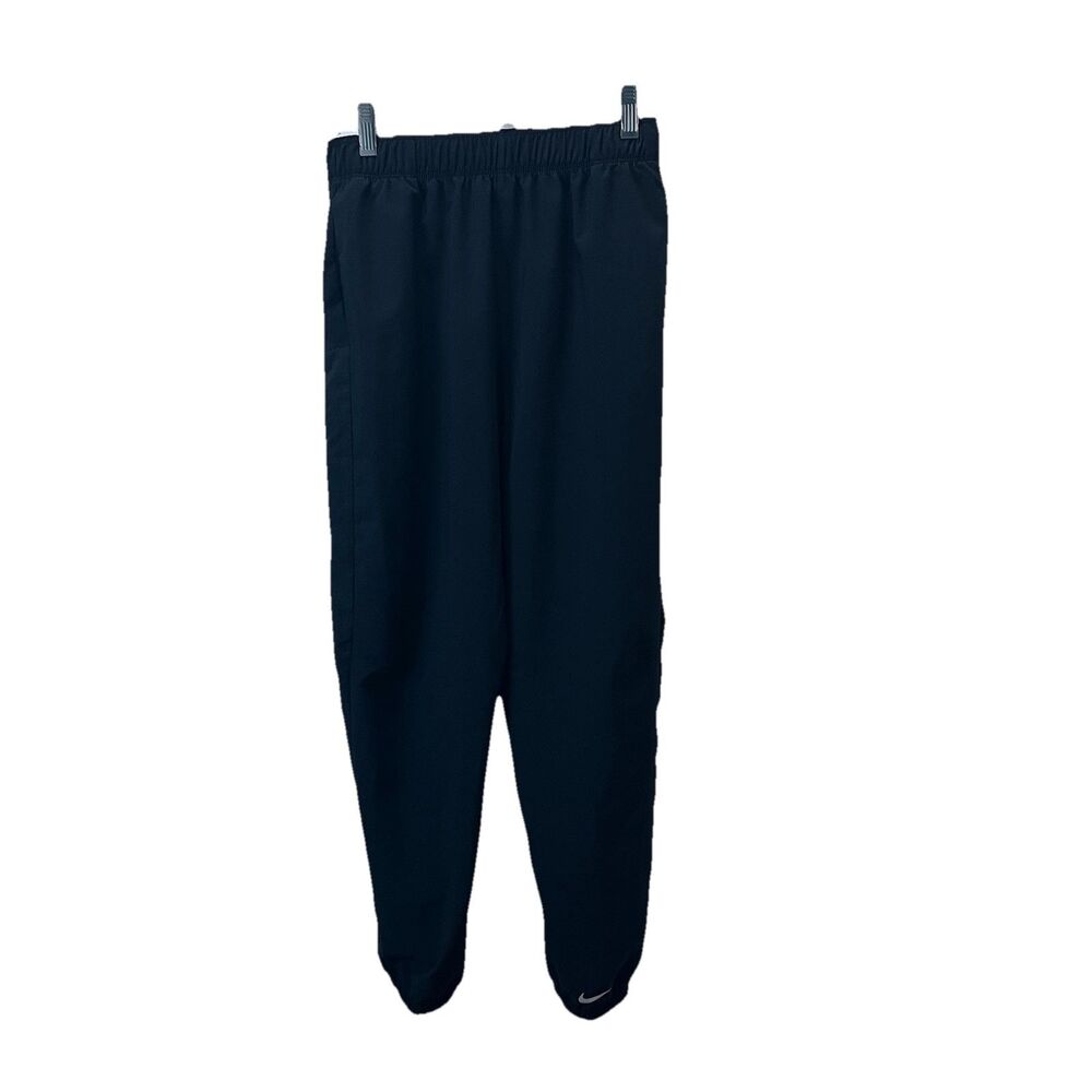 Nike Dri Fit Black Pull on Jogger Pants Juniors Size L Athletic Performance